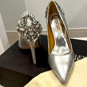 Worn once, indoors. Gorgeous detail on heel.